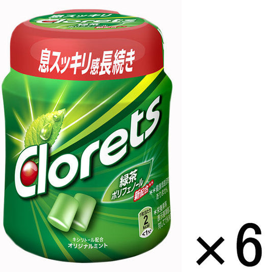 (SALE)몽 델리의 크로 렛츠XP오리지날 민트 보틀R 140g 마일드 민트 맛 1세트(6개)