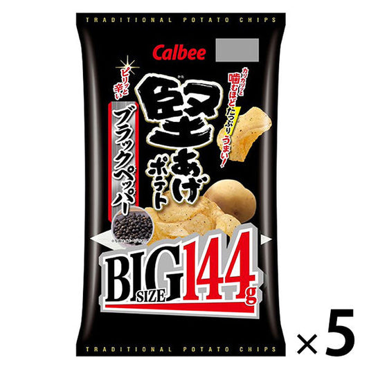 Calbee 카타아게 포테이토BIG블랙 페퍼 150g 1세트(5 포)