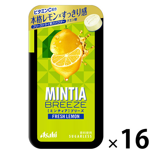 MINTIA(민티아)브리즈 플래시 레몬 1세트(16개) 아사히 그룹 식품