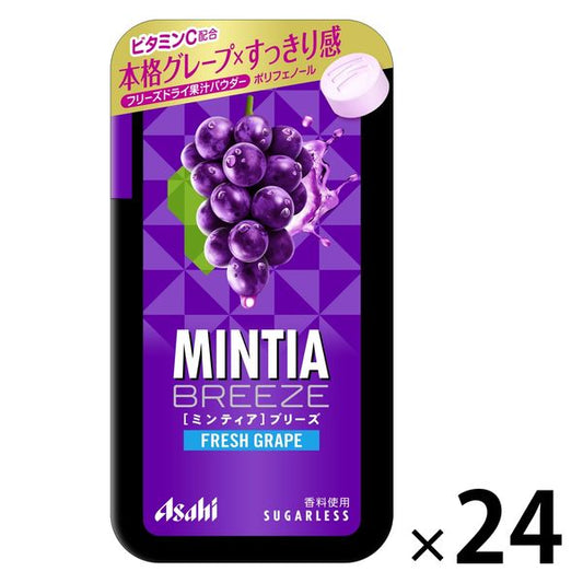 MINTIA(민티아)브리즈 플래시 그레이프 1세트(24개) 아사히 그룹 식품 무료 우송