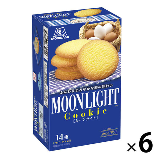 (SALE)모리나가 월광 14매(2 매팩×7 포)6상자
