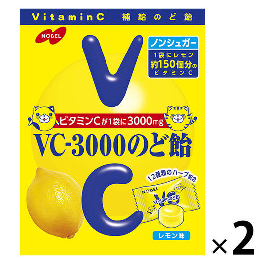 노벨 제과 VC-3000목캔디 nobel0016 1세트(2대입)