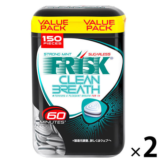 FRISK (프리스쿠) 클린 breath 보틀 스트 롱 민트 150g 1세트(2개) 클라시에(clasie) foods