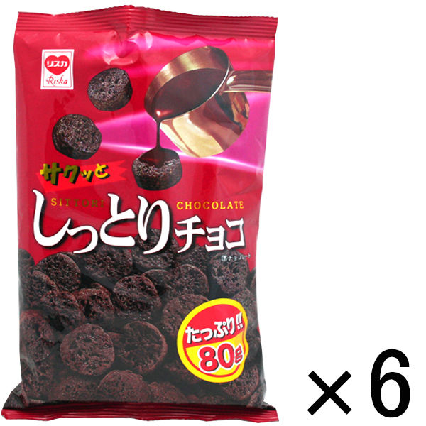 리스 카 촉촉한 초콜릿 80g 1세트(6 포)