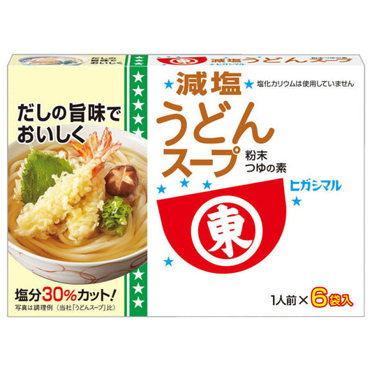히가시마루간장 저염 우동 스프 48g(8g×6 포) 1개