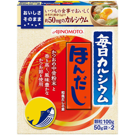 아지노모토 매일 칼슘 혼다시 50g대×2대입 1개