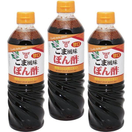 무료 우송 분 드―킨 단맛 참깨 향 #지 않겠 식초 720ml×3개 조미료 (분 드―킨간장 참깨 국산 남비요리) (직송품)