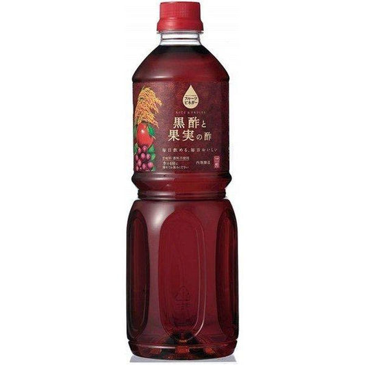 무료 우송 우치호리 양조 후르츠 식초 흑식초와 과실의 식초 1L (1000ml 과실초 음용초 희석 타입) (직송품)