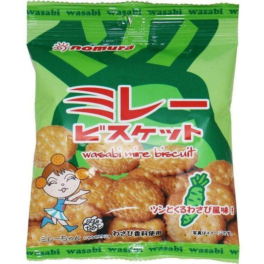 밀레 비스켓(고추냉이 향) 70g×10 포 (노무라전 두가공 점코치 과자 막과자 역시 진지하다) (직송품)