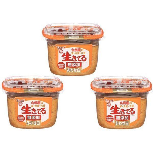 무료 우송 분 드―킨 살고 # 무첨가 맞춰 흰색(된장) 750g×3개 (분 드―킨간장백 된장 된장 큐슈산 국산) (직송품)