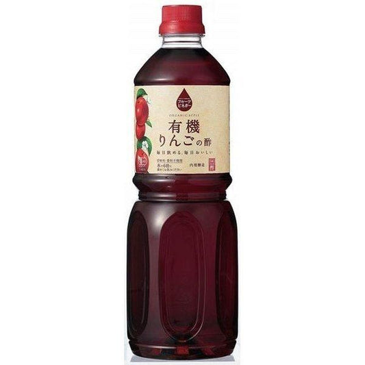 무료 우송 우치호리 양조 후르츠 식초 유기농 사과의 식초 1L (1000ml 유기농 사과초 과실초 유기농JAS인정 음용초 희석 타입) (직송품)