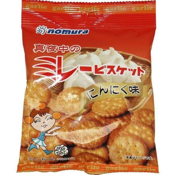 한밤중의 밀레 비스켓(마늘 맛) 70g×10 포 (노무라전 두가공 점코치 과자 막과자 역시 진지하다) (직송품)