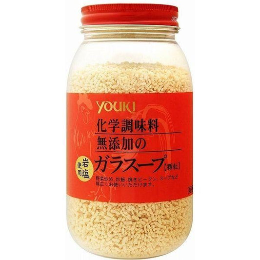 유우기식품 조미료 화학조미료무 첨가 유리―푸 400g (암염 사용 YOUKI 과립 마코―밋쿠 중화 조미료 에스닉) (직송품)