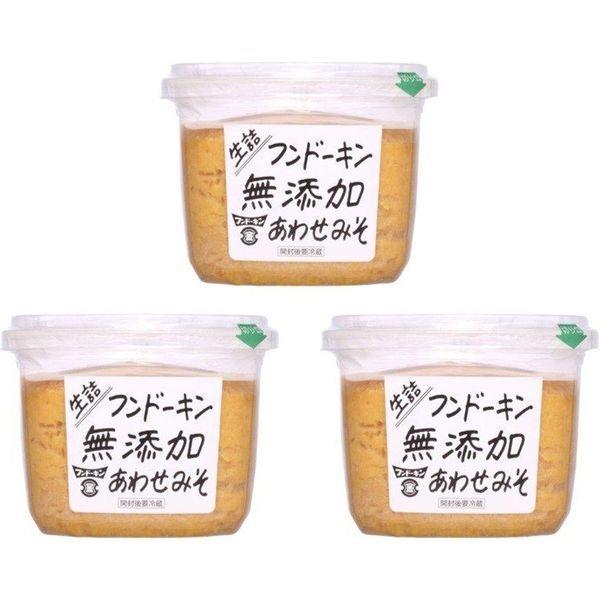 무료 우송 분 드―킨 무첨가 맞춰 된장 850g×3개 (분 드―킨간장 (엄선)고집 오오이타생 힐된장 백된장) (직송품)