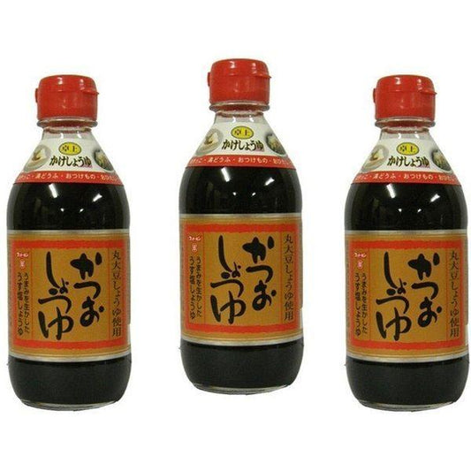 분 드―킨 가다랭이 간장 300ml×3개 (분 드―킨간장 환대두 간장 사용 탁상 걸어(걸쳐) 간장 이고 간장) (직송품)
