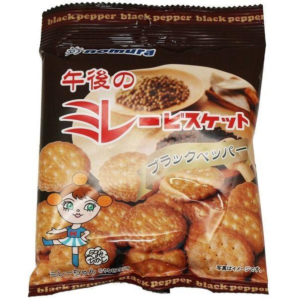 오후의 밀레 비스켓(블랙 페퍼 맛) 70g×10 포 (노무라전 두가공 점코치 과자 막과자 역시 진지하다) (직송품)