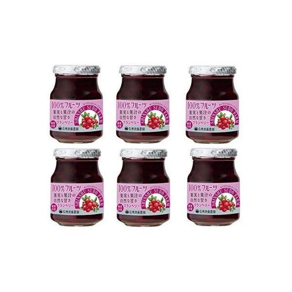 무료 우송 신슈우 스도 농원 설탕 불사용 100%후르츠 크랜베리 잼 190g×6개 (Sudo 잼 제과 재료 저 당질 잼) (직송품)