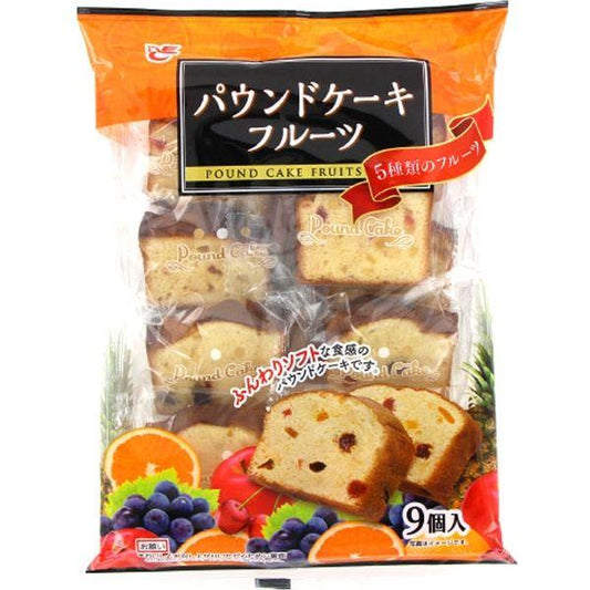 9 개파운드 케익 후르츠 4970055125156 9고×8개 에이스 베이커리(직송품)