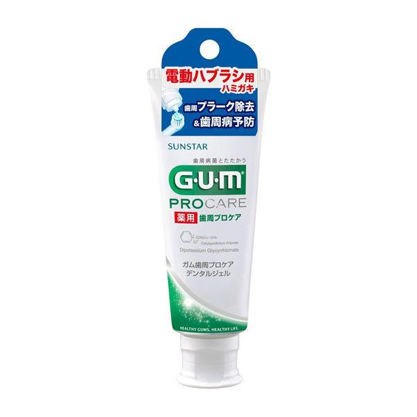 껌치 주프로 케어 전동 브러쉬용 덴탈 젤 65g 썬스타 GUM 치약 원인균을 살균・제거치 주병충치 불소 구취