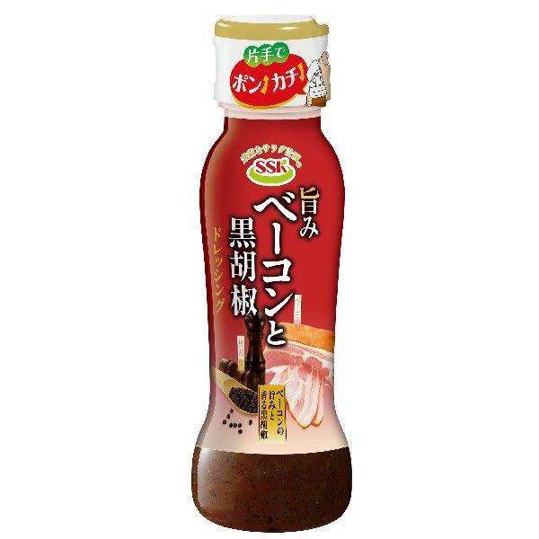 SSK foods 맛이 좋다는 느낌 베이컨과 흑후추 드레싱 160ml 1개