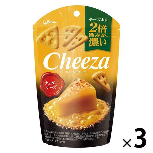 에사키 글리코 생치즈의 Cheeza 체다치즈 1세트(3개)