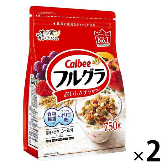 Calbee 후르츠 그래놀라 800g 후르츠 그라 노라 1세트(2 포) 시리얼