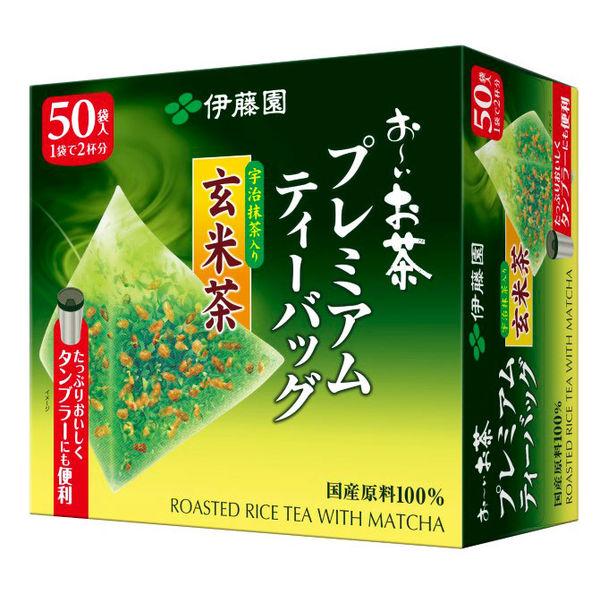 이토엔 오이오차 프리미엄 티백 우지말차 현미녹차 2.3g x 50입