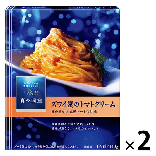 닛신 foods 청의 동굴 게의 맛이 좋다는 느낌 풍부한 참게 게의 토마토 크림 1남의 앞 (140g) ×2개