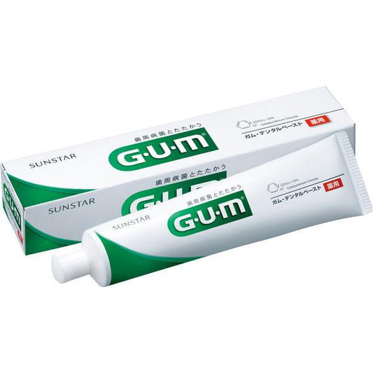 껌 덴탈 Paste 155g 썬스타 GUM 치약 원인균을 살균・제거치 주병예방 구취 방지 불소 충치