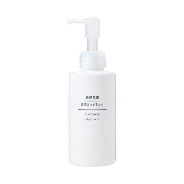 무인 양품 민감성 피부용 자외선 차단제 밀크 SPF27/PA++ 150mL 우량품 계획