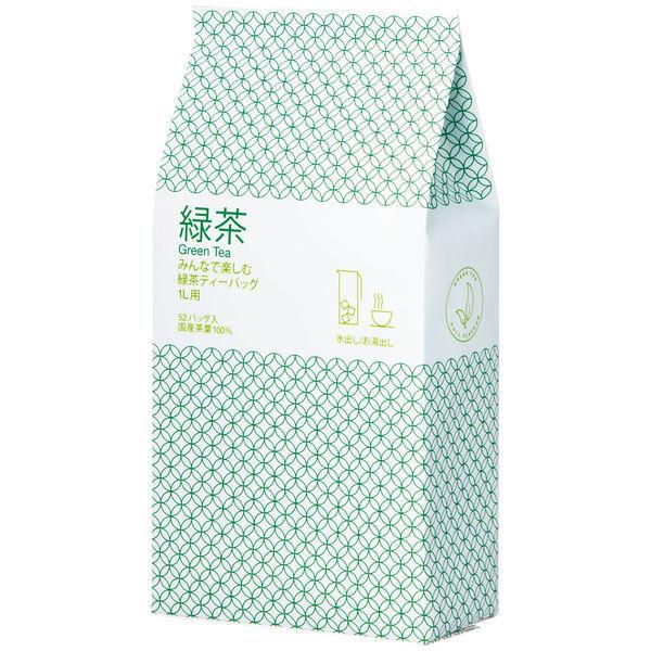 하라다제 차 모두가 즐기는 녹차 티백 1L용 1봉(52백입) 오리지날