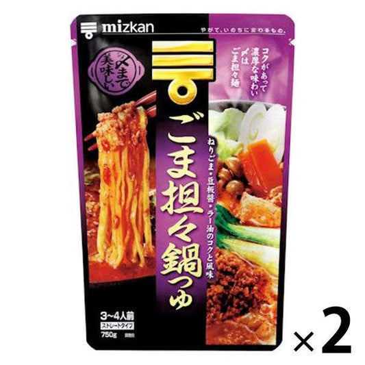 미츠칸〆까지 맛있은 참깨담 과 조금도 스트레이트 750g 2개