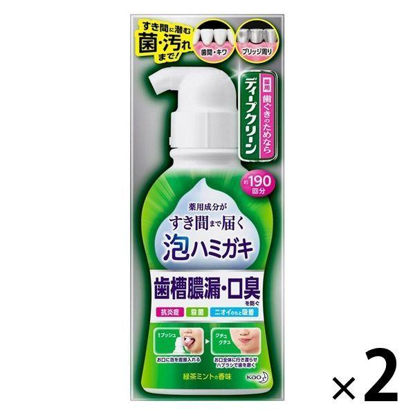 딥 클린 약용포하미가키 190ml 2 개가오 치조농루 구취 예방