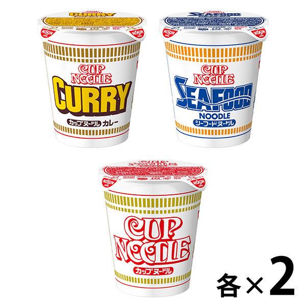 컵 면 정평(스테디셀러) 컵 누들 3종×2 개세트 닛신식품 라면