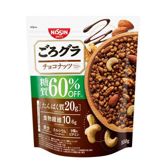 닛신시스코 경 #과 그라 노라 당질60%오프 초콜릿 너츠 350g 1봉지 시리얼 그라 노라
