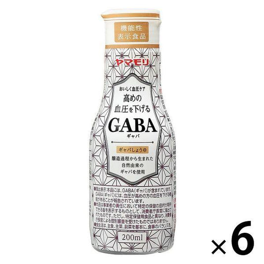 (기능성 표시 식품)자마모리 갸바간장 200ml 6개