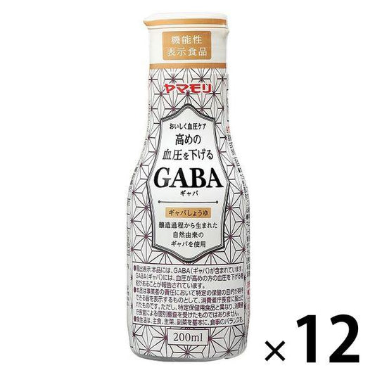 (기능성 표시 식품)자마모리 갸바간장 200ml 12개