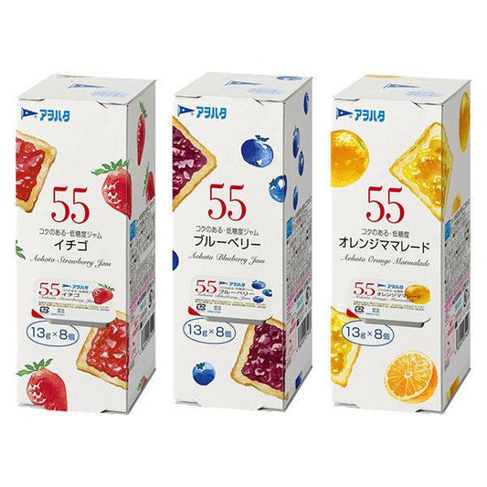 Aohata55 잼3종 세트(딸기・블루베리・오렌지 마마 레이 드)