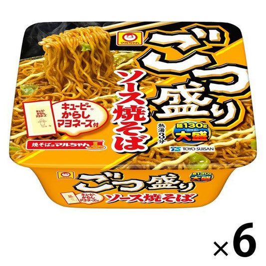 컵 면 마루짱 개 한창때 소스 야키소바 171g 1세트(6식) 토요