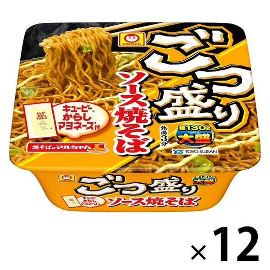컵 면 마루짱 개 한창때 소스 야키소바 171g 1세트(12식) 토요