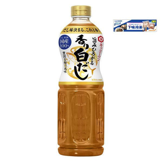 (경품 부착)기꼬만 맛이 좋다는 느낌 퍼진 향기맑은 육수1L+Ziploc프리저 백L사이즈2 매덤 포함 세트