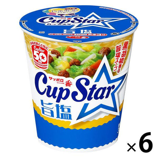 라면 삿포로 이치방 컵 스타지염 76g 1세트(6식) Sanyo식품