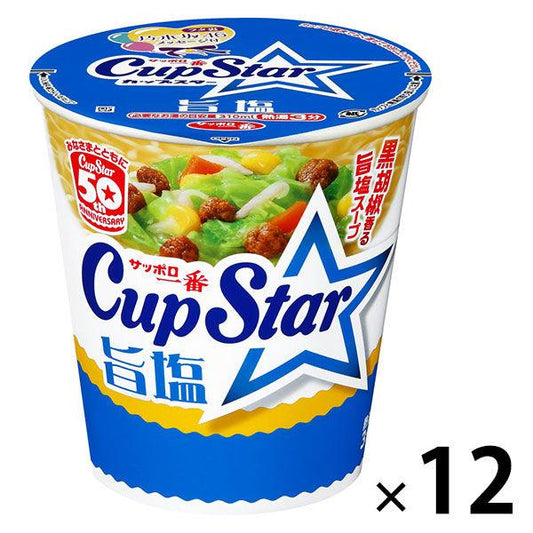 라면 삿포로 이치방 컵 스타지염 76g 1세트(12식) Sanyo식품