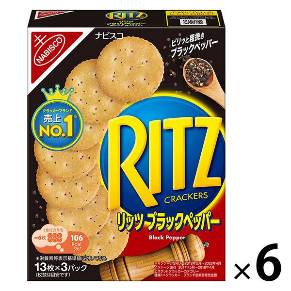 몽 델리의 나비스코 릿츠(RITZ)블랙 페퍼 6상자 크랙커 비스켓 안주