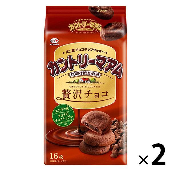 (Fujiya) 컨트리 맘(호화로운 초콜릿) 2 포 쿠키 비스켓 과자 간식