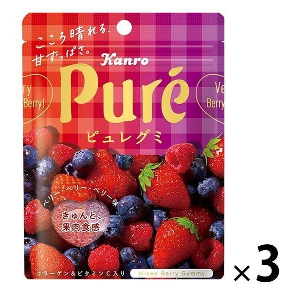 퓨레구미 베리・베리・베리 56g 3 포 칸로 젤리