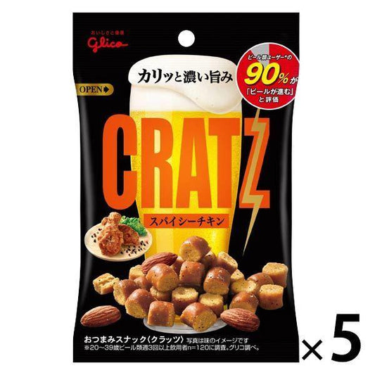 에사키 글리코 CRATZ lt;스파이시 치킨 gt; 1세트(5개)