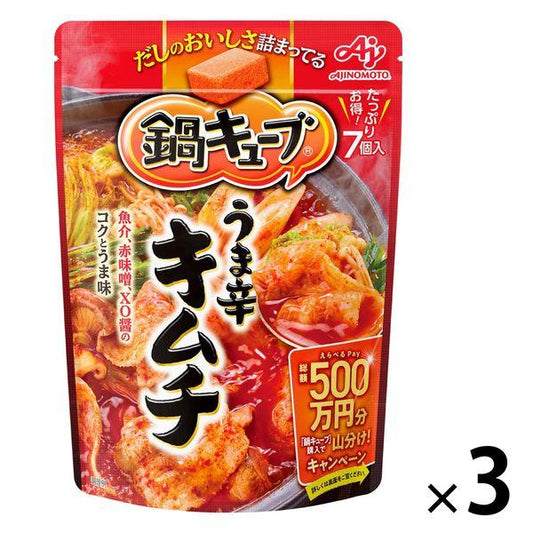 아지노모토과 큐브 맛난 신 김치 8 개입 파우치타입 3개