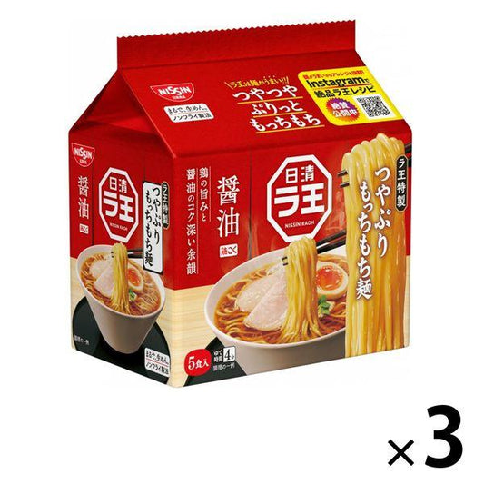 닛신식품 닛신라왕 간장 5 식팩 3개