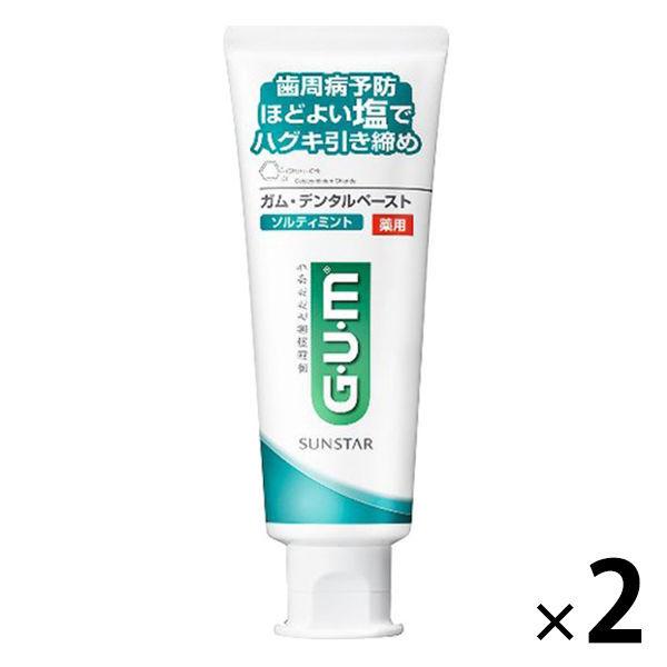 껌 덴탈 Paste 솔 T 민트 150g 1세트(2개) 썬스타 GUM 치약 원인균을 살균・제거치 주병예방 구취염